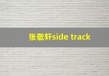 张敬轩side track